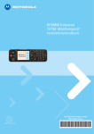 MTM800 Enhanced TETRA-Mobilfunkgerät Installationshandbuch