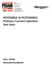 PCITS600/2 & PCITS2000/2 Primary Current Injection Test Sets