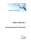 Cumulus Web Client