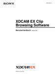 XDCAM EX Clip Browsing Software