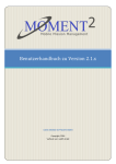 Benutzerhandbuch zu Version 2.1.x - MOMENT