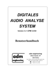 DIGITALES AUDIO ANALYSE SYSTEM