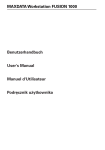 Benutzerhandbuch User`s Manual Manuel d`Utilisateur