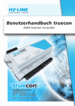 Benutzerhandbuch truecon M2M Internet Controller - HY-LINE