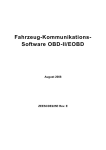 Fahrzeug-Kommunikations- Software OBD