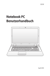 Notebook PC Benutzerhandbuch
