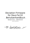 Deviation Benutzerhandbuch für Devo7e/10