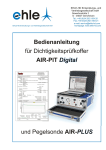 Bedienanleitung für Dichtigkeitsprüfkoffer AIR