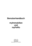 Benutzerhandbuch myImmobilien und myFeWo