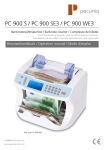 Banknotenzähler PC 900 Serie