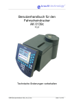 Benutzerhandbuch für den Fahrscheindrucker AK 0139c