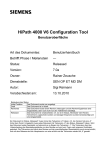 HiPath 4000 V6 Configuration Tool Benutzeroberfläche