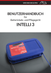 Anleitung Batterieladegerät INTELLI 3