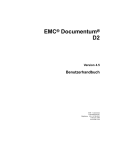 EMC Documentum D2 Benutzerhandbuch