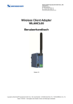 Wireless Client Adapter WLANCL00 Benutzerhandbuch