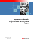 Benutzerhandbuch für Polycom HDX
