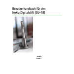 Benutzerhandbuch für den Nokia Digitalstift (SU-1B)