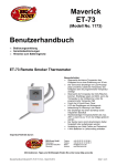 1173_Maverick ET-73 Thermometer Benutzerhandbuch