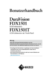 DuraVision FDX1501/FDX1501T Benutzerhandbuch