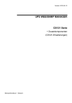 CS121 Benutzerhandbuch