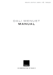 DALI MENUET MANUAL