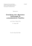 Entwicklung einer allgemeinen Teststrategie für zustandsbehaftete