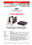 MIP Erste Schritte