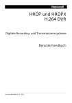 HRDP und HRDPX H.264 DVR - Honeywell Video Systems