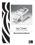 GC420d Benutzerhandbuch (de) - Zebra Technologies Corporation