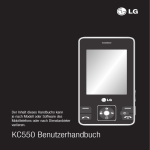 KC550 Benutzerhandbuch