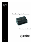 AutoScan Spektralfotometer Benutzerhandbuch - X-Rite