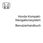 Honda Kompakt- Navigationssystem Benutzerhandbuch