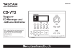 Benutzerhandbuch Tascam CD-VT2