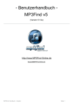Handbuch - MP3Find