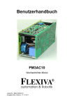 Benutzerhandbuch - FLEXIVA automation & Robotik