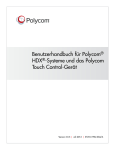 Benutzerhandbuch für Polycom HDX-Systeme und die