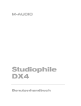 Studiophile DX4 Benutzerhandbuch - M