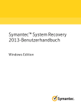 Symantec™ System Recovery 2013-Benutzerhandbuch: Windows
