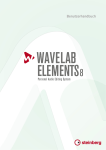 WaveLab Elements - Benutzerhandbuch