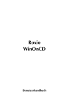 Roxio WinOnCD-Benutzerhandbuch
