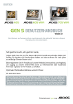 GEN 5 BENUTZERHANDBUCH