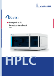 AZURA Pumpe P 6.1L Benutzerhandbuch