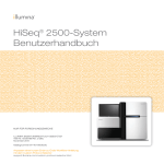 HiSeq 2500 Benutzerhandbuch - Support