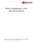 BAPCo® MobileMark® 2014 Benutzerhandbuch