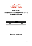 ASB-210 BT BLUETOOTH® SOUNDBAR MIT USB & SD