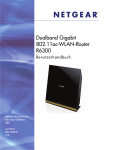 R6300 WiFi Router 802.11ac Dual Band Gigabit User