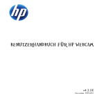 BENUTZERHANDBUCH FÜR HP WEBCAM