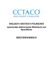 ECTACO® Partner® EGP530T – Benutzerhandbuch