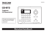 Benutzerhandbuch Tascam CD-BT2