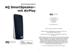 AQ SmatSpeaker Owner`s Manual German